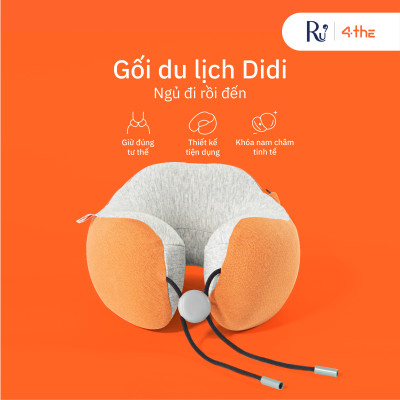 Gối Du Lịch DiDi Nhỏ Gọn và Cao Cấp - Chất Liệu Mút Hoạt Tính - 3 Màu Sắc Đa Dạng