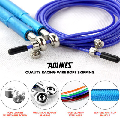 Dây nhảy thể dục chuyên nghiệp AOLIKES YE-3202 Speed Jump Rope - Hàng Chính Hãng