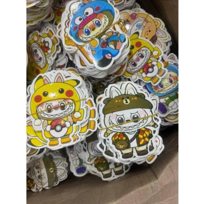 Set 100 & Set 50 Bao Lì Xì Chibi Labubu Tết Hottrend Ất Tị 2025 - Phản Quang - giao mẫu ngẫu nhiên