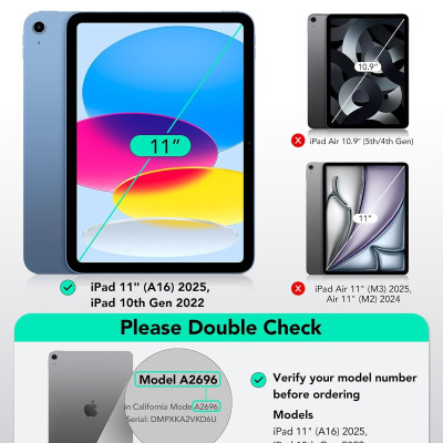 Kính cường lực dán màn hình cho iPad Gen 11 / iPad Gen 10 2025/2022 ESR Tempered Glass Screen Protector - Hàng Chính Hãng