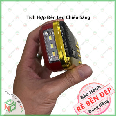 (Lạc Quan) Loa Máy Nghe Pháp KhoNCC Hàng Chính Hãng - Kinh Phật, Thánh Ca, Bài Giảng, Có Thể Dùng Thẻ Nhớ, USB, Đài FM - KLM-LPCR836S