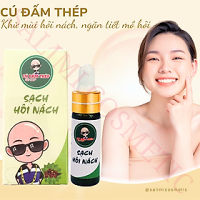 Serum Khử Mùi Nách CÚ ĐẤM THÉP (Hộp 2 Lọ), Làm Sạch Vùng Nách, Giúp Vùng Nách Khô Thoáng