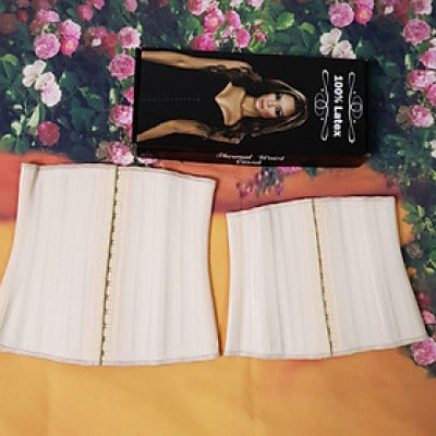 Đai nịt bụng (gen siết giảm eo) Latex 25 xương Hàng Italy