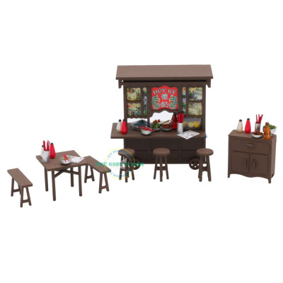 MÔ HÌNH TỰ LẮP RÁP DIY SÀI GÒN XƯA VÀ NAY - HỦ TÍU MÌ GIA - AD08