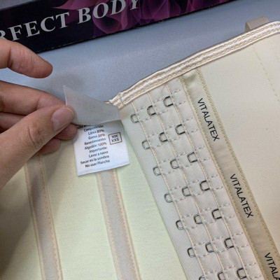 Đai nịt bụng Vitalatex 13 xương cao 26cm hàng cao cấp Italy (Tặng kèm thanh nối size + Bảo hành + free hạ size trọn đời)