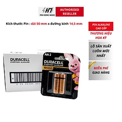 Hộp 12 đôi ( 24 viên ) Pin AA , Pin AAA Duracell Siêu bền 1,5V Chính hãng