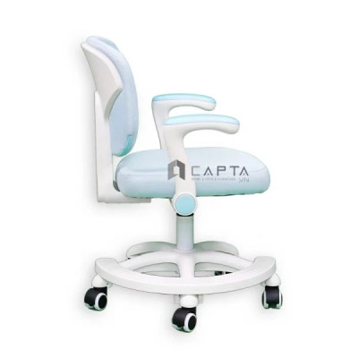 Ghế học bài học sinh tiểu học nệm lưới tay xếp gọn Ghế xoay cho bé cấp 1 ngồi học đúng tư thế CE1013-M