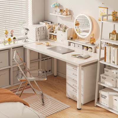 Bàn Làm Việc Chân Sắt Tròn - GM62