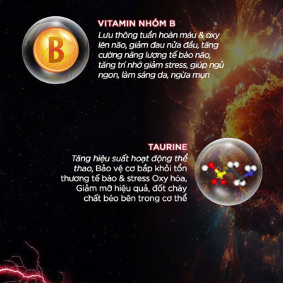 DMAXX thức uống bổ sung vitamin năng lượng không đường DAMODE 40 gói màu đỏ mỗi gói 2,2gr