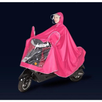 Áo mưa phản quang lái xe có kính che mặt (Giao màu ngẫu nhiên)