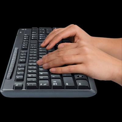 Combo chuột và bàn phím có dây Logitech MK200 - Hàng chính hãng