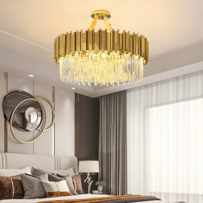 Đèn thả pha lê I kiểu dáng hiện đại, sang trọng trang trí nội thất cao cấp.