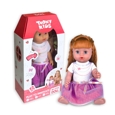 Đồ Chơi Búp Bê Bím Tóc TOONYKIDS - Đồ Chơi Cho Bé Gái -  MY LITTLE DOLL TN021 [Tặng Kèm Sticker]