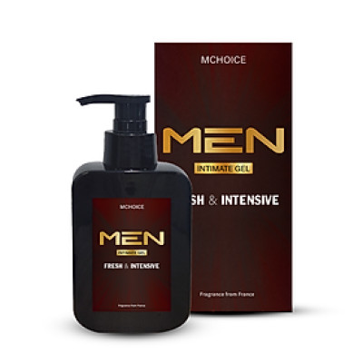 Dung dịch vệ sinh nam Men Intimate Gel, giúp làm sạch, kháng khuẩn, thơm mát, tự tin - MChoice
