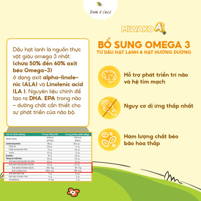 Sữa Miwako A+ Hộp 400g Vị Vani Nhập Khẩu Malaysia, Sữa Hạt Hữu Cơ Organic Cho Bé Từ 1-6 Tuổi Giúp Cải Thiện Ngôn Ngữ Phát Triển Trí Não & Chiều Cao Vị Ngọt Tự Nhiên Dễ Uống