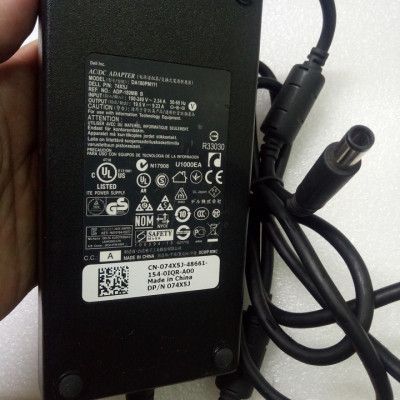 Adapter sạc laptop Dell 180w (19.5v-9,23A) Slim, kim to 7.4mm x 5.0mm dùng cho laptop Dell Alienware M14X, M15x, M17x, M17x R3, Dell Precision M4600, M4700, M6300, M6400, XPS L702X - Hàng chính hãng