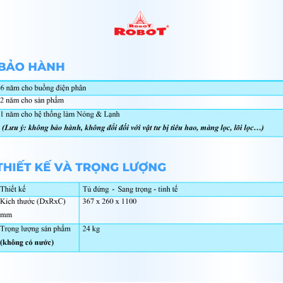 Máy Lọc Nước Điện Giải Ion Kiềm ROBOT iONKing 711 Chế Độ Nóng Nguội Lạnh - Hàng Chính Hãng