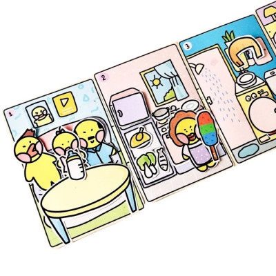 Bộ Tranh Tương Tác Cô Tiên Xanh - Ngôi Nhà Của Tèo