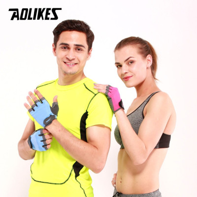 Găng Tay Tập Gym, Tập Thể Hình Cao Cấp AOLIKES YE-112 Sport Fitness Breathable Gloves - Hàng Chính Hãng