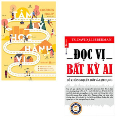Bộ 2 cuốn sách hay giúp bạn làm chủ mọi cuộc hội thoại: Tâm lý học hành vi  + Đọc vị bất kỳ ai- để không bị lừa dối và lợi dụng