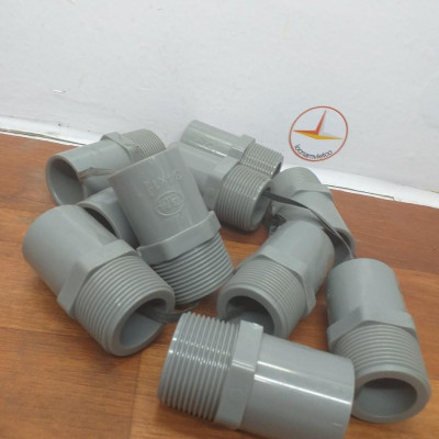 Nối ren ngoài 42 ống 34 nhựa Bình Minh ( 5 cái )