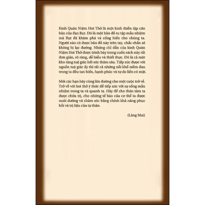 Hơi Thở Nuôi Dưỡng Hơi Thở Trị Liệu - Thích Nhất Hạnh - (bìa mềm)