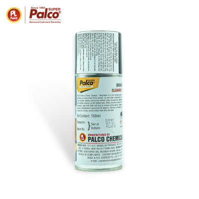Xịt vệ sinh thắng, dầu mỡ ô tô và xe máy PALCO Brake & Parts Cleaner/Degreaser - Chai 150ml - Nhập khẩu Ấn Độ