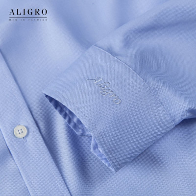 Áo sơ mi nam dài tay ALIGRO chất liệu cotton cao cấp mềm mại, thoáng mát, thấm hút mồ hôi, kháng khuẩn cao ALGS197