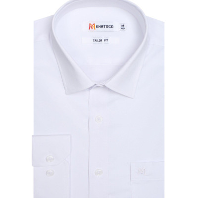 Áo sơ mi nam KHATOCO dài tay họa tiết A1MD538T1-CNMK557-2607-D