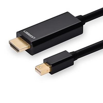Cáp chuyển đổi Mini DP sang HDMI 1080 1.5M màu Đen Ugreen 10450MD101 Hàng chính hãng