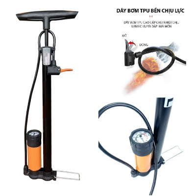 Bơm xe đạp, xe máy có đồng hồ