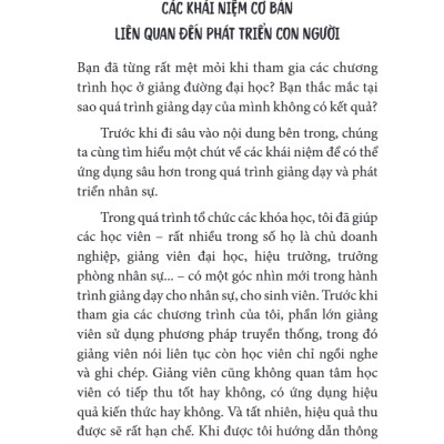 Tinh Hoa Kỹ Năng Đào Tạo Và Truyền Cảm Hứng