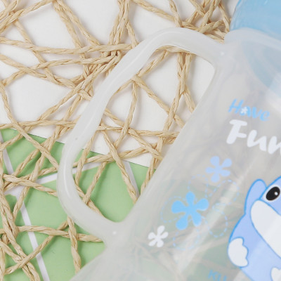 Bình tập uống cho bé từ 6 tháng tuổi KUKU chống sặc nhựa PP cao cấp 220ml ku5462