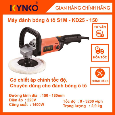 Máy đánh bóng ô tô cầm tay chính hãng Kynko KD25 S1M- KD25 -150 # 6251 giá tốt