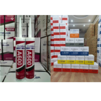 Keo Silicone A600-5 Hộp; Hộp=25 Lon/300ml; Đủ 