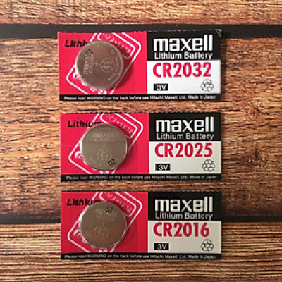 Pin Maxell CR2032 CR2025 CR2016 Lithium Nhật Bản 1 Viên 3V