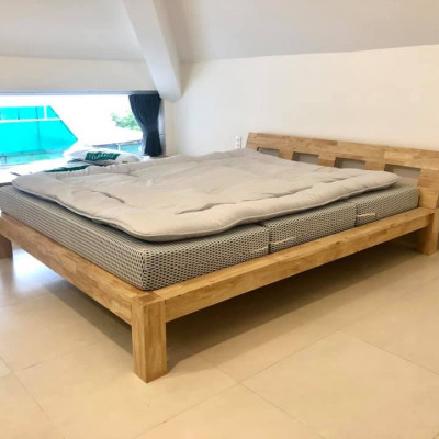 Giường Ngủ Gỗ Cao Su 5239 - Thương hiệu Viet Home Decor