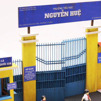 MÔ HÌNH TỰ LẮP RÁP DIY SÀI GÒN THU NHỎ - HỒI ỨC MÁI TRƯỜNG XƯA - GP02