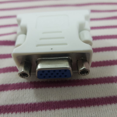 Đầu chuyển DVI to VGA - Đầu chuyển cổng DVI ra cổng VGA - Hàng chính hãng