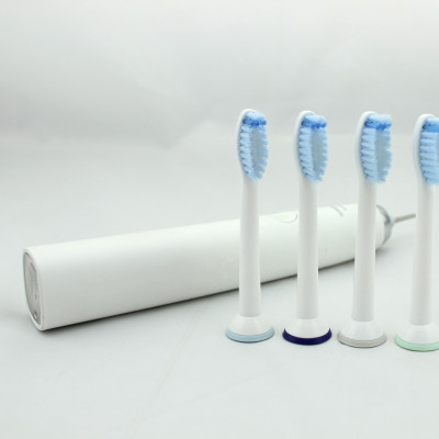 Bộ 4 đầu bàn chải đánh răng điện HX-6054A cho máy Philips Sonicare cho răng nhạy cảm HX3, HX6, HX7, HX8, HX9, R, FlexCare +, FlexCare, HealthyWhite, HydroClean, EasyClean, DiamondClean-Cho răng nhạy cảm