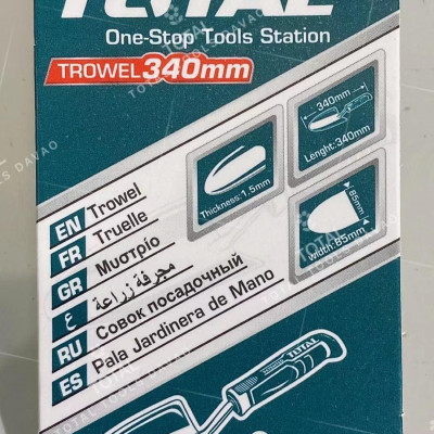 CÂY XẺNG XÚC ĐẤT LÀM VƯỜN 340MM TOTAL THFTT858 - HÀNG CHÍNH HÃNG