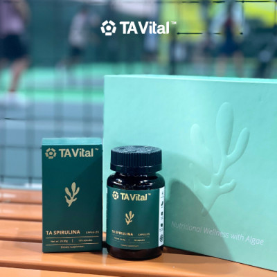 Viên Uống Tảo Xoắn TA Spirulina Thiên Nhiên Từ Singapore - Hỗ Trợ Giảm Mỡ Máu, Tăng Cường Sức Đề Kháng Cho Mọi Lứa Tuổi Hộp 60 Viên