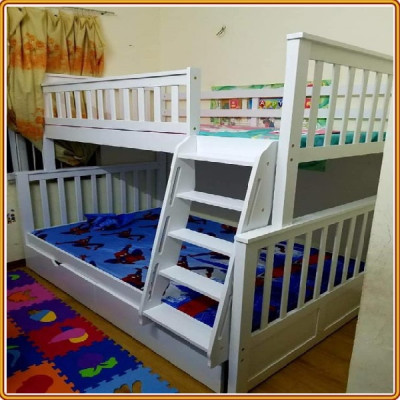 Giường tầng Juno Sofa 1m /1m2 cầu thang đảo chiều màu lựa chọn 