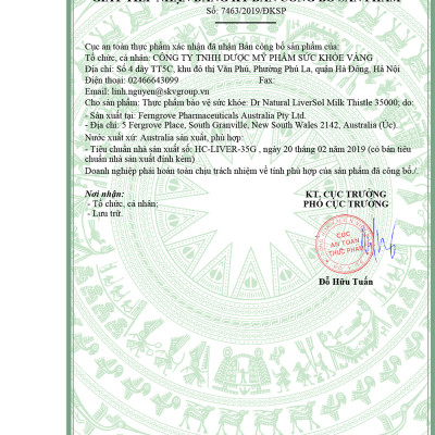 Viên Uống Bổ Gan Dr Natural Liversol Milk Thistle 35000 60 Viên | Giúp Bổ Gan, Phục Hồi Tế Bào Gan, Tăng Cường Chức Năng Gan - Hàng Chính Hãng