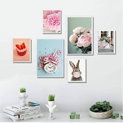 Tranh treo tường trang trí phòng khách, phòng ngủ.PVP-TP186 Tặng kèm khung và đinh ba chân treo tranh chuyên dụng