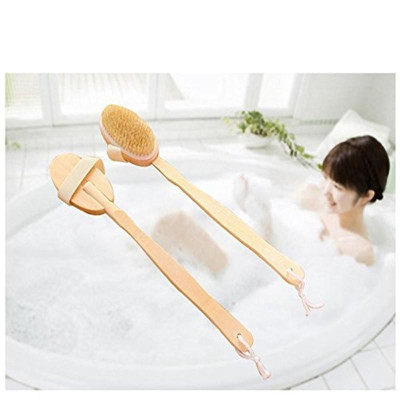 Bàn Chải Cọ Da Khô Cán Tháo Rời, Chải Cọ Da Khi Tắm Massage Cơ Thể Cực Đã AOE1025