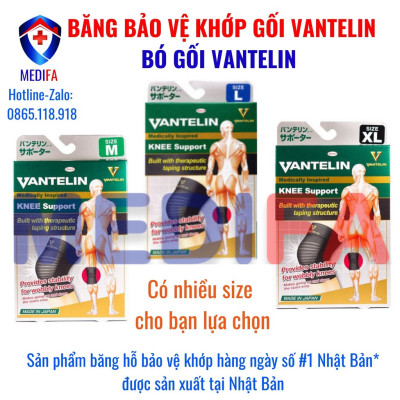 Băng Bảo Vệ Khớp Gối Bó Gối Vantelin Support Knee size M