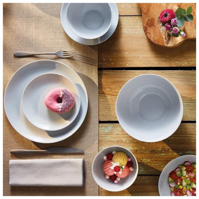 Đĩa (dĩa) thủy tinh nông lòng Luminarc Diwali Granit 25cm P0870 | Hàng chính hãng