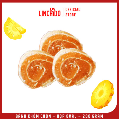 Bánh Khóm Cuộn - Đặc Sản Đồng Tháp - Túi Zip 80 Gram