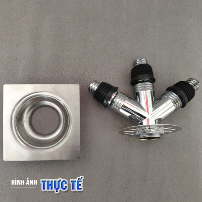 Bộ thoát nước máy giặt, thoát nước thải, nước thoát sàn nhà tắm, vệ sinh kiêm chống mùi hôi, ngăn côn trùng trào ngược – Bộ chia 3, MIHOCO 31